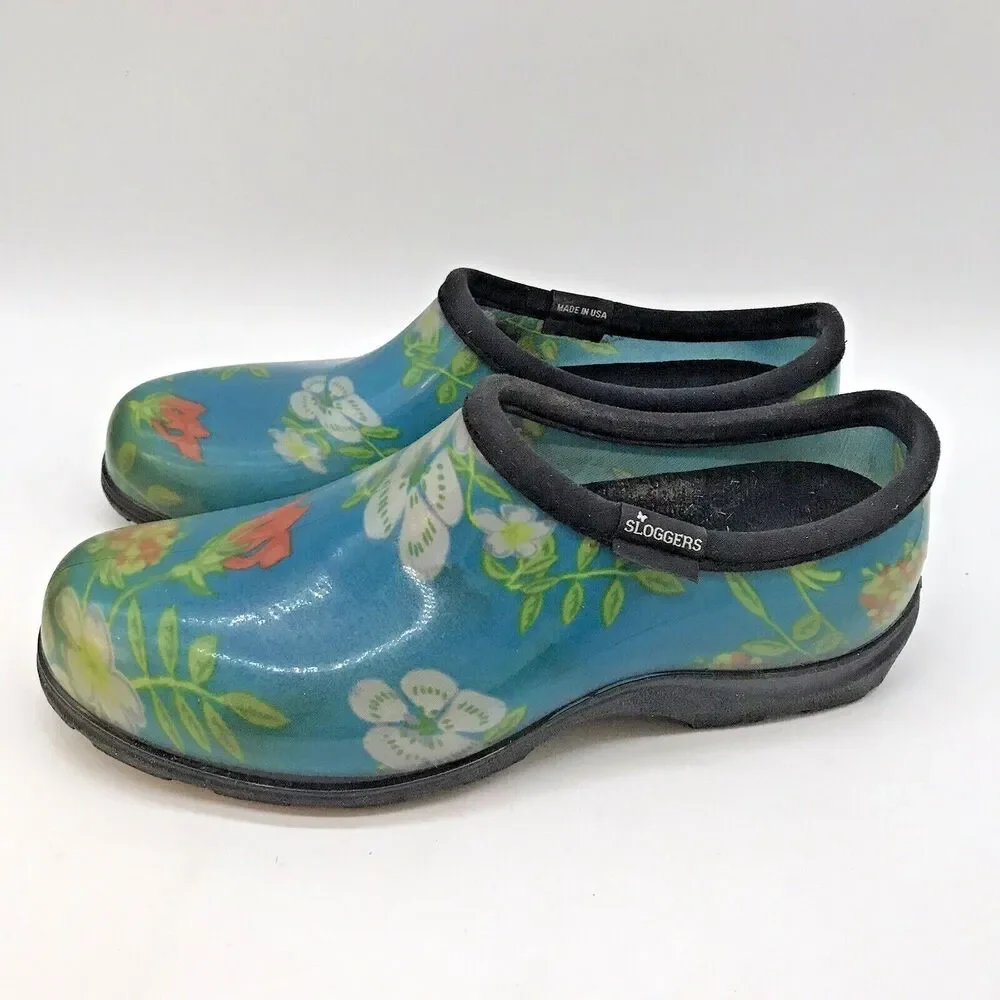 Sloggers floral blue